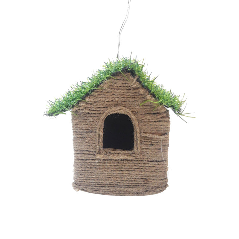 Bird House Nest Purely Handmade - Home Garden Decor (3622)