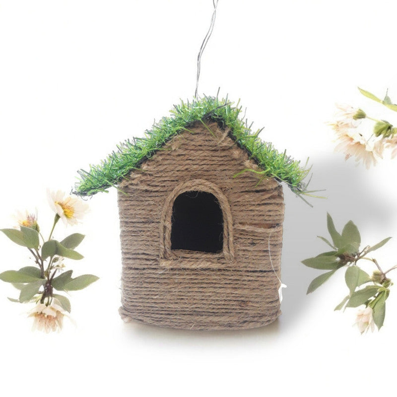 Bird Nest Cage for Balcony Garden Outdoor Hanging sparrow House (3622)