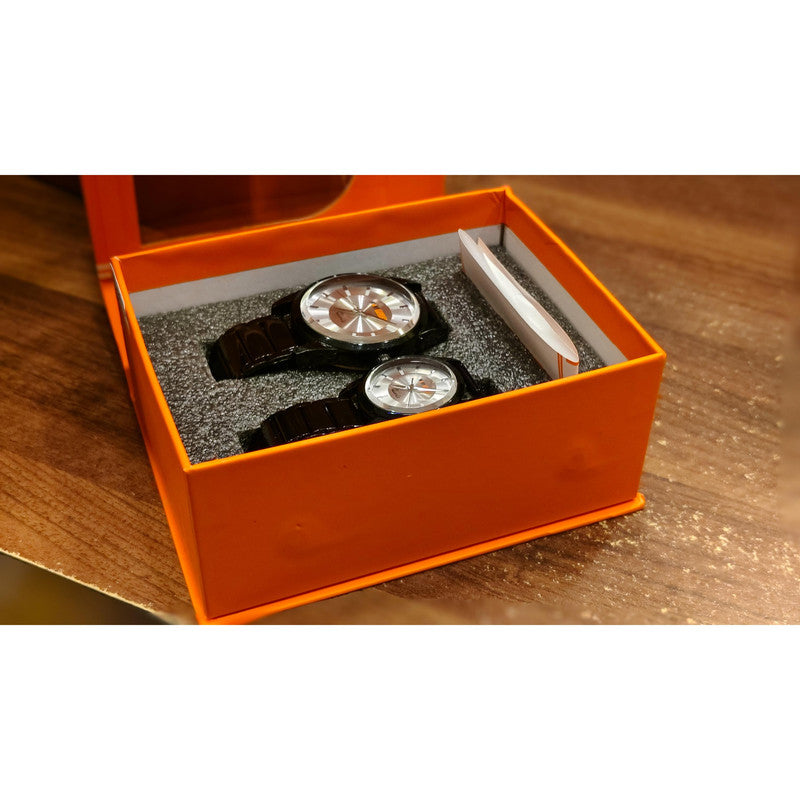 Executive Class Luxuries FASHION COUPLE Wrist Watches FOR Lovely Couple (9075)