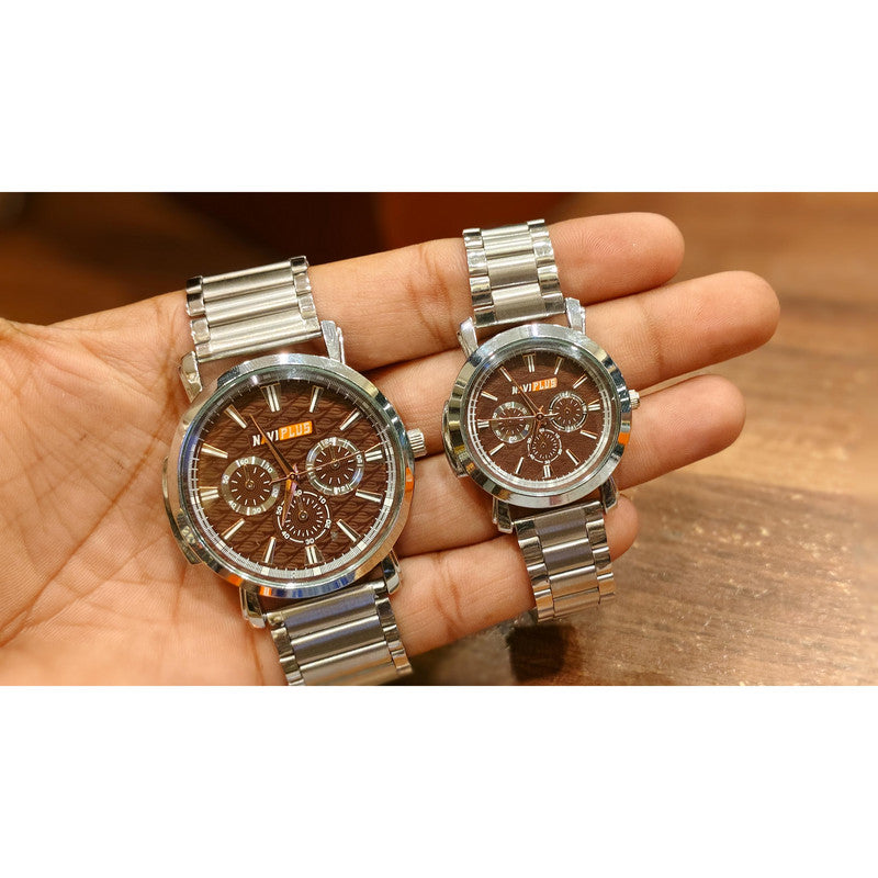 Executive Class Luxuries FASHION COUPLE Wrist Watches FOR Lovely Couple (9077)