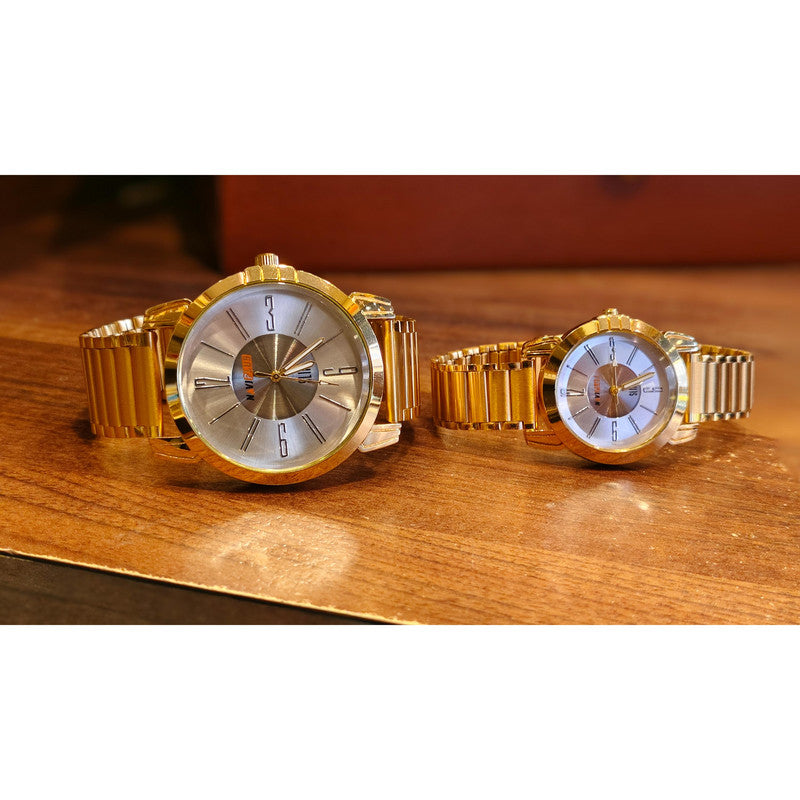 Executive Class Luxuries FASHION COUPLE Wrist Watches FOR Lovely Couple (9080)