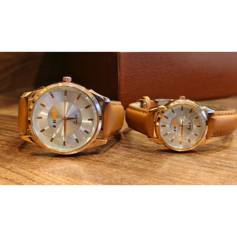 Executive Class Luxuries FASHION COUPLE Wrist Watches FOR Lovely Couple (9082)