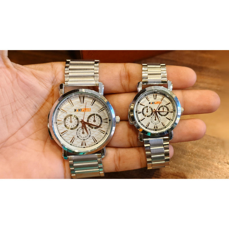 Executive Class Luxuries FASHION COUPLE Wrist Watches FOR Lovely Couple (9083)