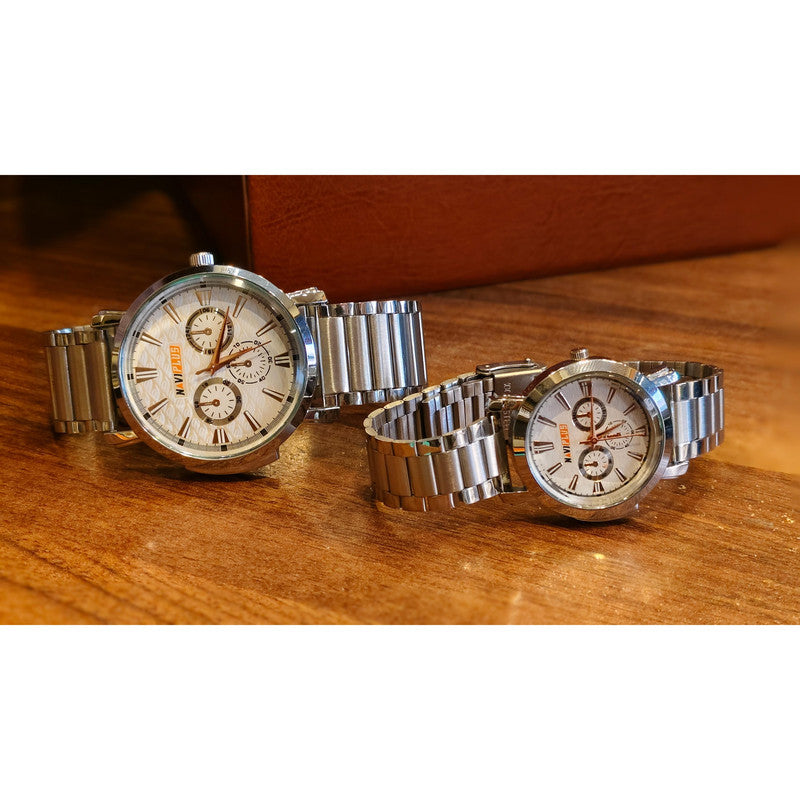 Executive Class Luxuries FASHION COUPLE Wrist Watches FOR Lovely Couple (9084)