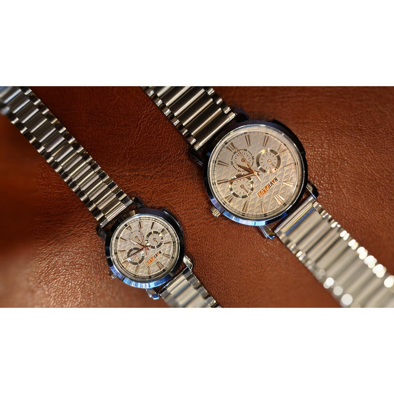 Executive Class Luxuries FASHION COUPLE Wrist Watches FOR Lovely Couple (9084)