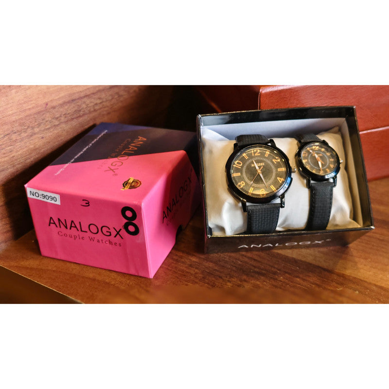 Executive Class Luxuries FASHION COUPLE Wrist Watches FOR Lovely Couple (9087)