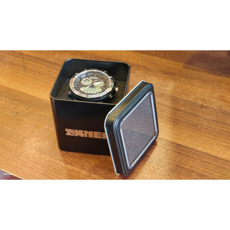 SKMEI First Copy Wrist Watch for Men with Brand Box - Model: SKMEI 2014 (9124)