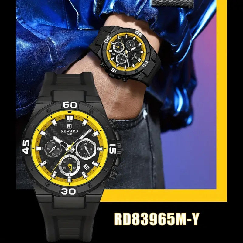 REWARD VIP First Copy Wrist Watch for Men with Brand Box - Model: RD83965M (9146)