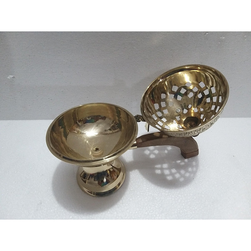 Traditional Divine Dhup Dhoop Dani | Bakhoor Holder | For Home Fragrance and Decor  (1851)