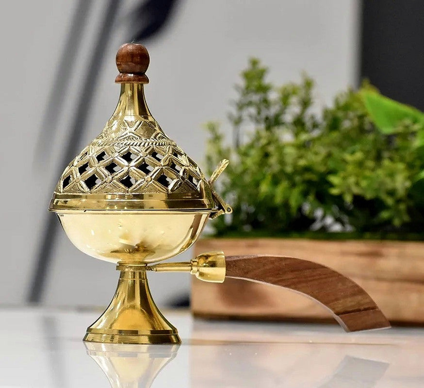 Traditional Divine Dhup Dhoop Dani | Bakhoor Holder | For Home Fragrance and Decor  (1855)