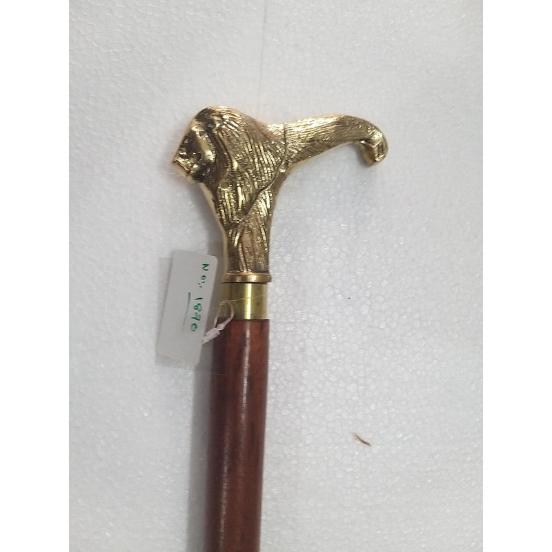 Lion Face Royal Style Walking Stick (1870)