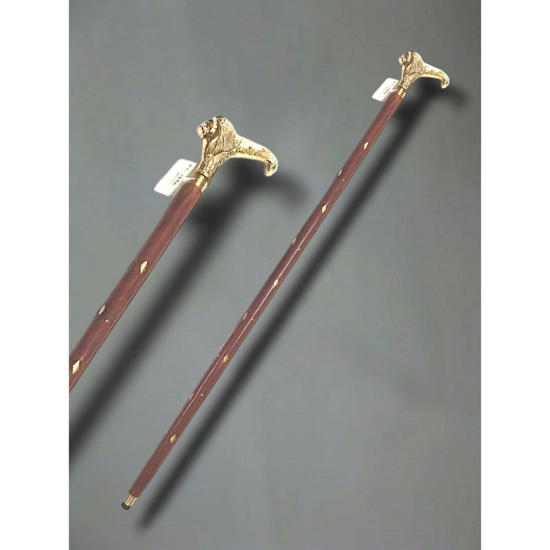 Lion Face Royal Style Walking Stick (1870)