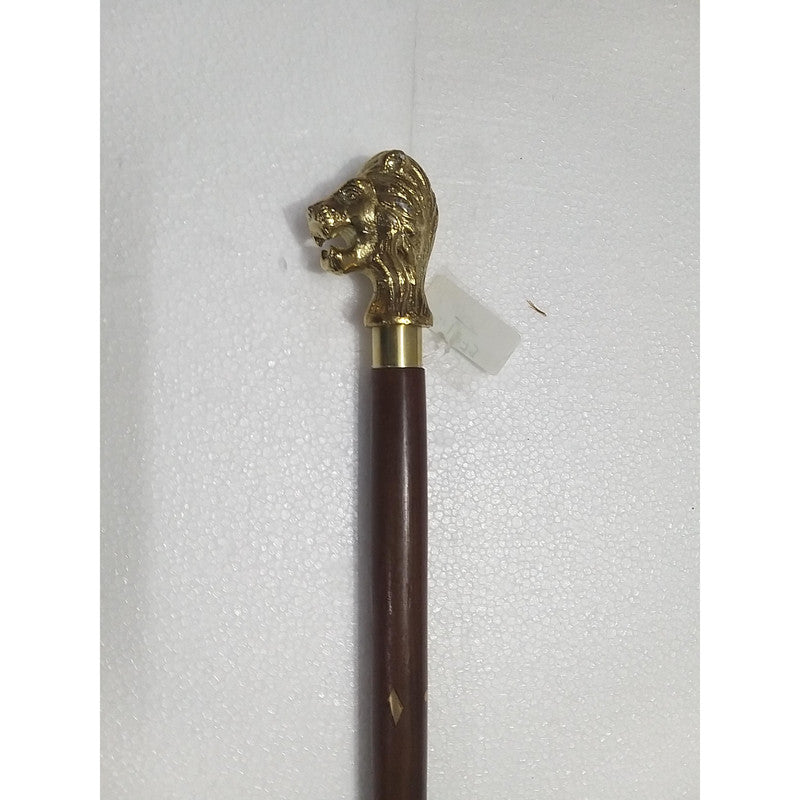 Lion Face Royal Style Walking Stick (1879)