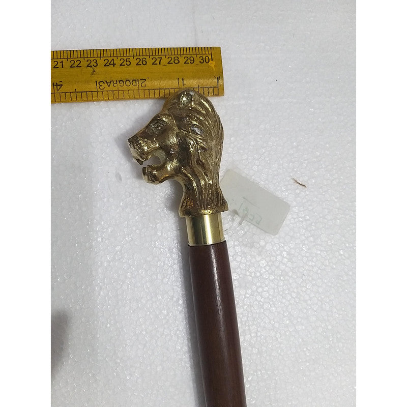 Lion Face Royal Style Walking Stick (1879)