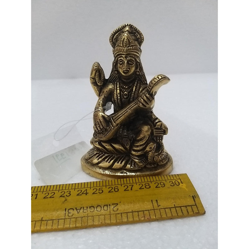 Goddess Saraswati Mata Statue Figurine | Brass | Worship Pooja| Temple (1991)