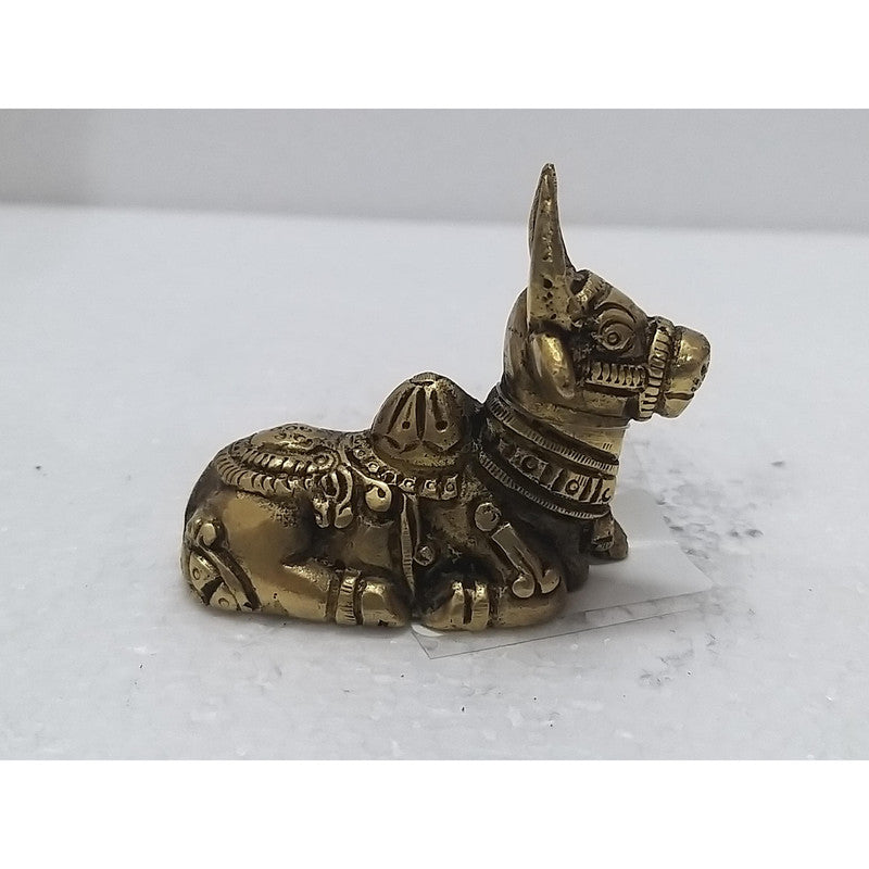 Brass Nandi Statue | Mahadev Nandi | Puja Worship Home Decor (2015)