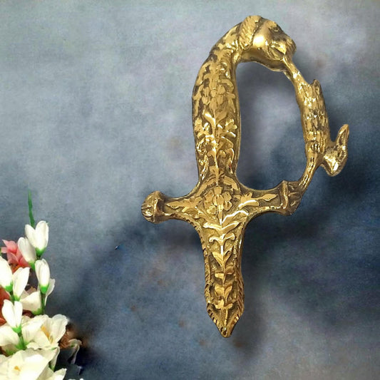 Royal Style Brass Sword Handle (2079)